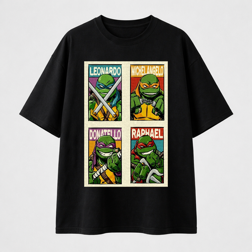 تيشيرت اوفرسايز - Ninja Turtles 05