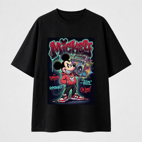 تيشيرت اوفرسايز - Mickey Mouse 01