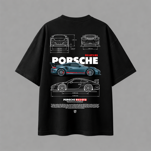تيشيرت اوفرسايز - PORCSHE 911 GT3 RS 01
