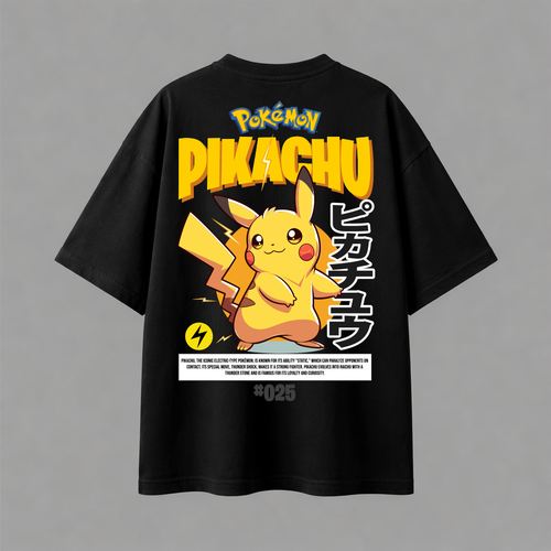 تيشيرت اوفرسايز - PIKATCHU 01