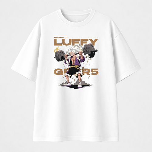 تيشيرت اوفرسايز - Gym Luffy 01