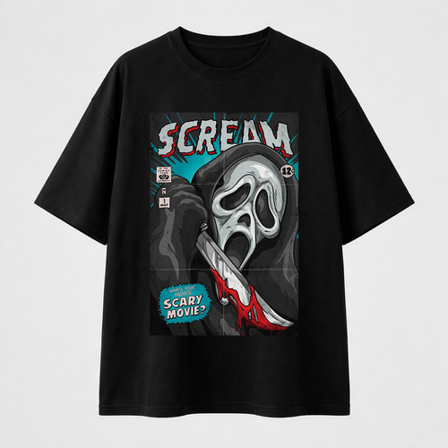 تيشيرت اوفرسايز - Scream 01