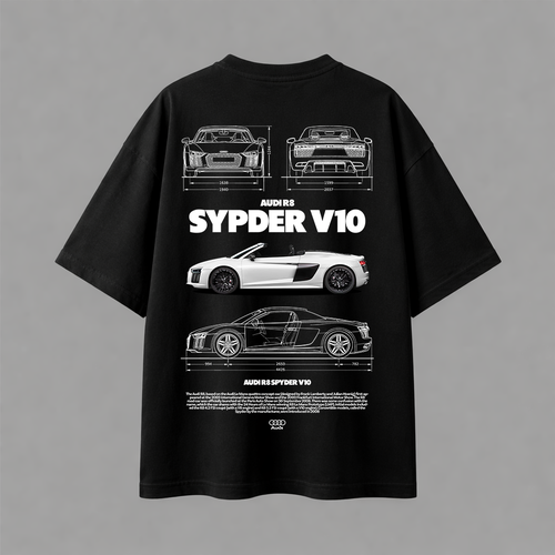 تيشيرت اوفرسايز -AUDI R8 01