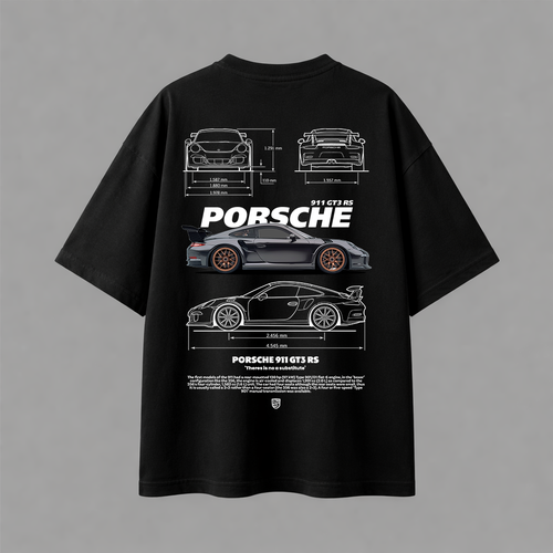 تيشيرت اوفرسايز - PORCSHE 911 GT3 RS 02