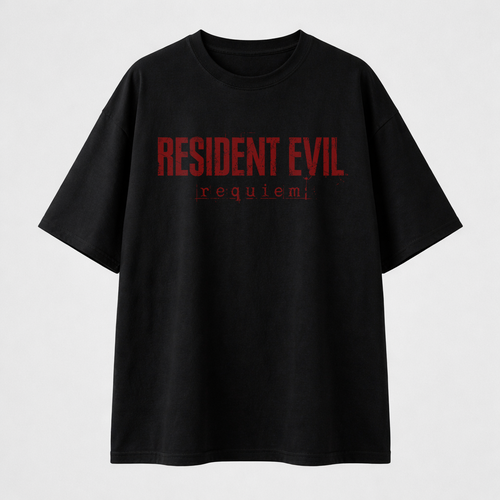 تيشيرت اوفرسايز - Resident Evil Requiem 01