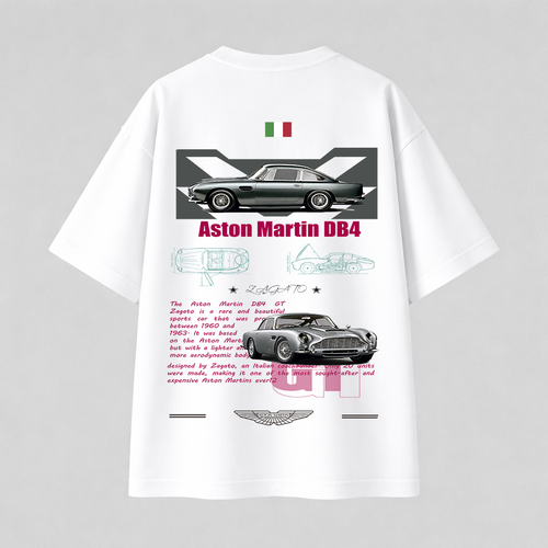 تيشيرت اوفرسايز - Aston Martin DB4 01