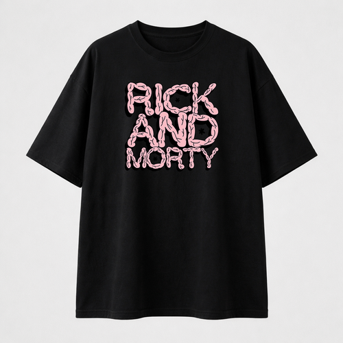 تيشيرت اوفرسايز - Rick and Morty 01