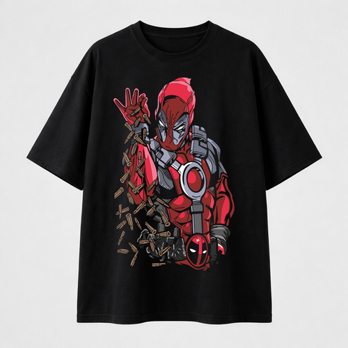  تيشيرت اوفرسايز - Deadpool 01 