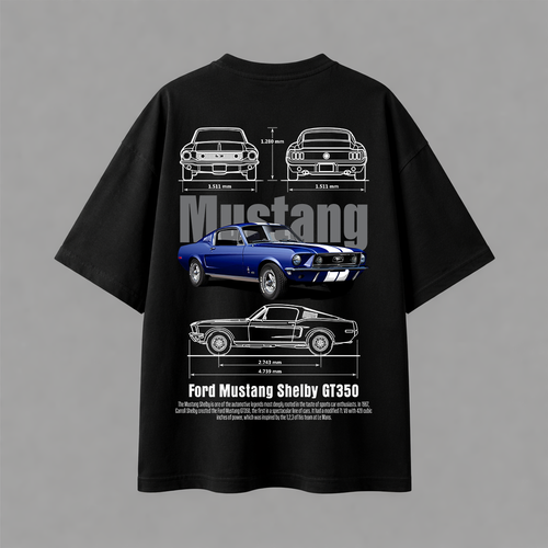 تيشيرت اوفرسايز -Ford Mustang Shelby GT350 01
