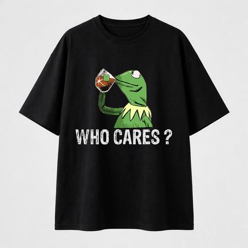 تيشيرت اوفرسايز - ?Who Cares
