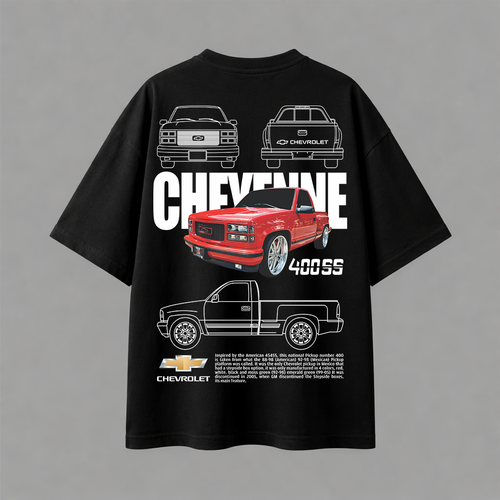 تيشيرت اوفرسايز - Chevrolet Cheyenny 400SS 