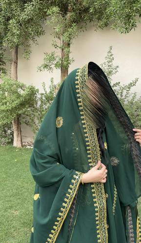 نشل اخضر مع طرحة
