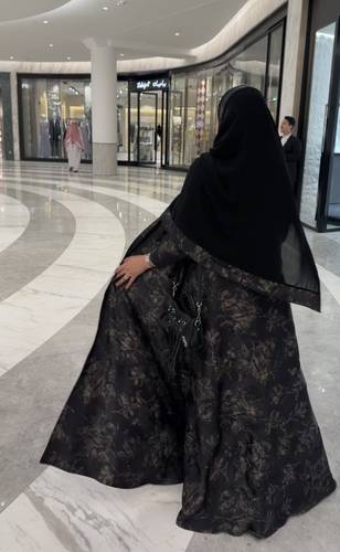 عباية صيف ٢٠٢٦ (تو فيس اسود وبني)