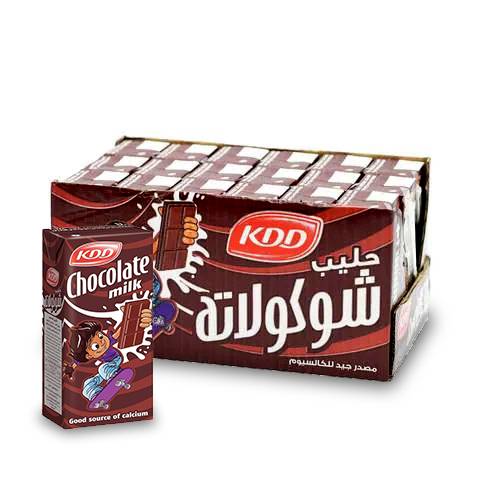 حليب شوكولاته كي دي دي 180 مل (18 حبه في الكرتون)