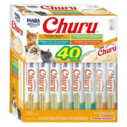 اينابا تشورو دجاج متنوع 40 ظرف × 14غ