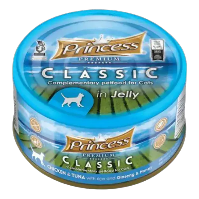 Princess Premium can Chicken and Tuna with Rice and Ginseng & Honey 170g