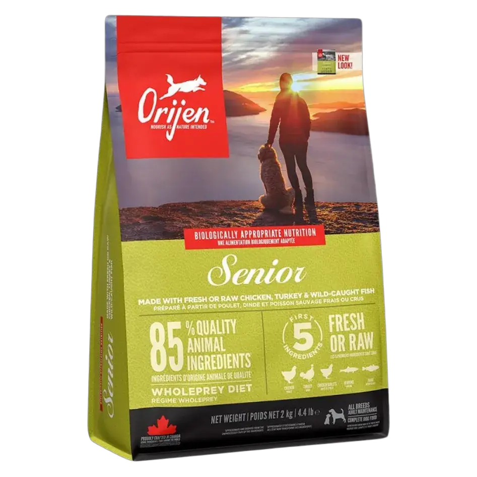 Orijen Dry Food Chicken, Turkey & Fish for Senior Dogs