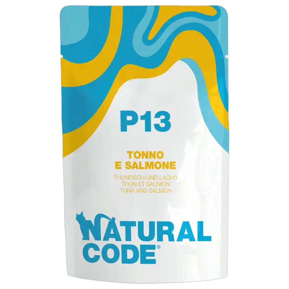 Natural Code P13 Pouch Tuna & Salmon for Cats 70g