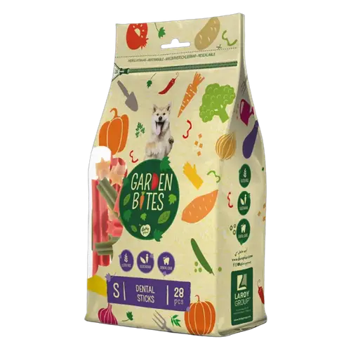 قاردن بايتس أعواد أسنان مع صندوق عرض صغير 13 سم 15ج ×72 عود