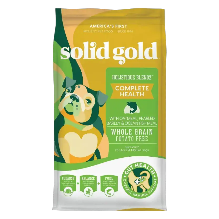 Solid Gold Holistique Blendz with Oatmeal Pearled Barley&Ocean Fish Meal Whole Grain for Dogs
