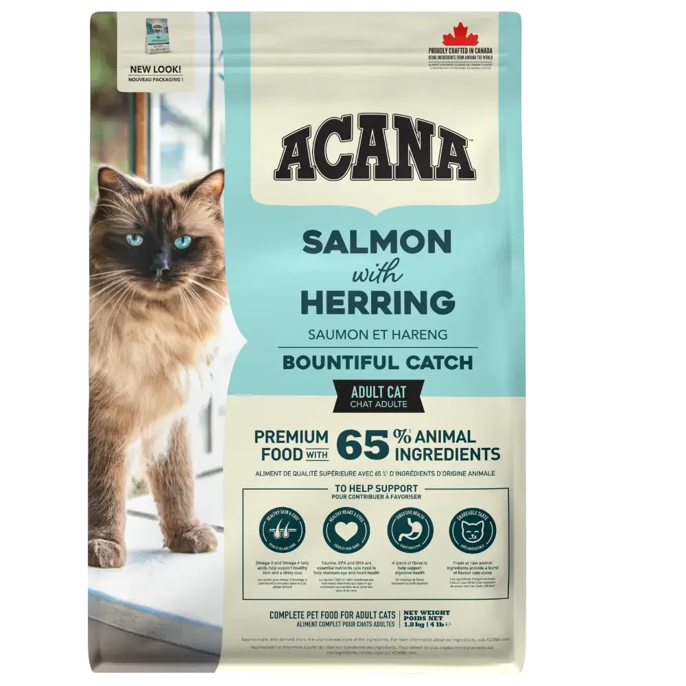 Acana Bountiful Catch Dry Food Salmon, Herring & Hake for Cats