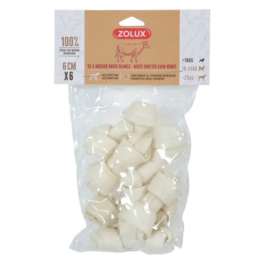 Zolux White Knotted Bone