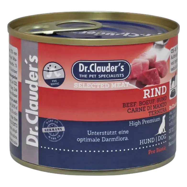 Dr.Clauders Selected Meat Cans Beef for Dogs 200g