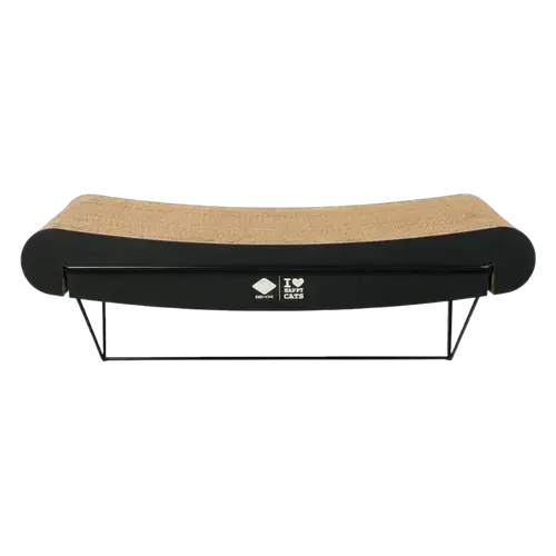 أي لوف هابي كاتس خداشة ورق مقوى رف جداري منحني 60x29x24 سم بني / اسود