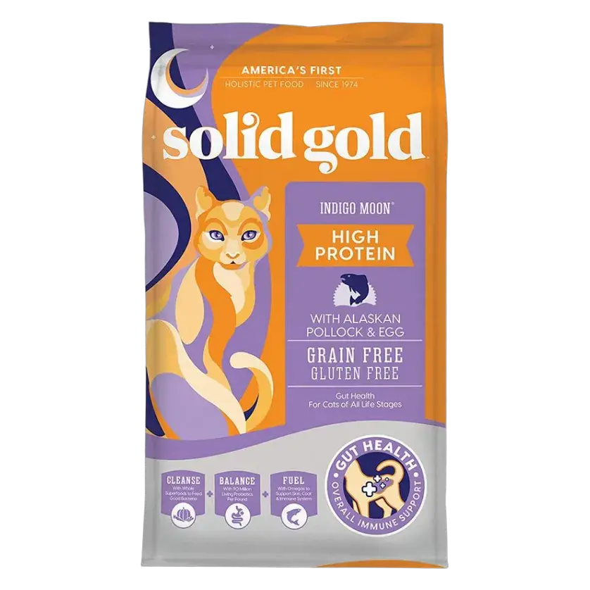 Solid Gold Indigo Moon Alaskan Pollock & Egg Grain Free for Cats