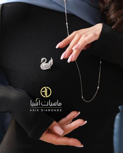 عقد بروش الماس