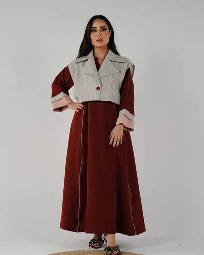 جلابية كريب باربي