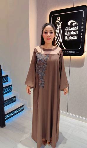 جلابية كريب جاكار