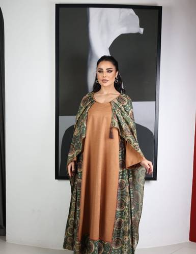 جلابية قطن مشجر