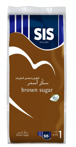 سكر أسمر ساس 24 قطعة × 1 كيلو جرام Brown Sugar SIS
