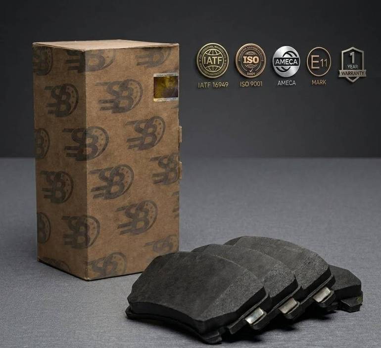طقم اقمشة فرامل  أمامية هيونداي فيلوستر سيراميك مناسبة لموديلات 2011 إلى 2018