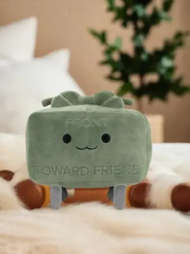 جديد الطين كلايمور أفخم دمية Kawaii الأخضر مربع دمية وسادة الملحقات هدية جمع نموذج لهدايا عيد ميلاد الطفل