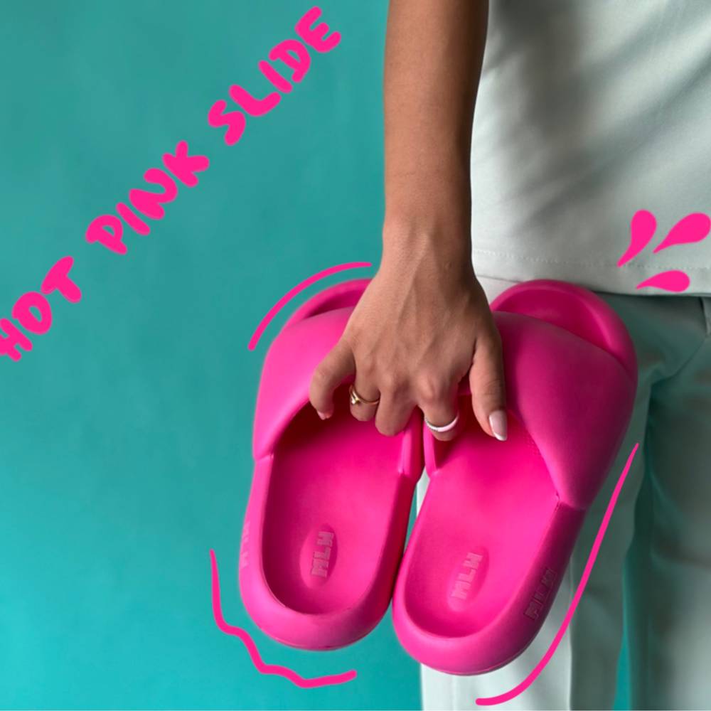 Hot Pink Slides