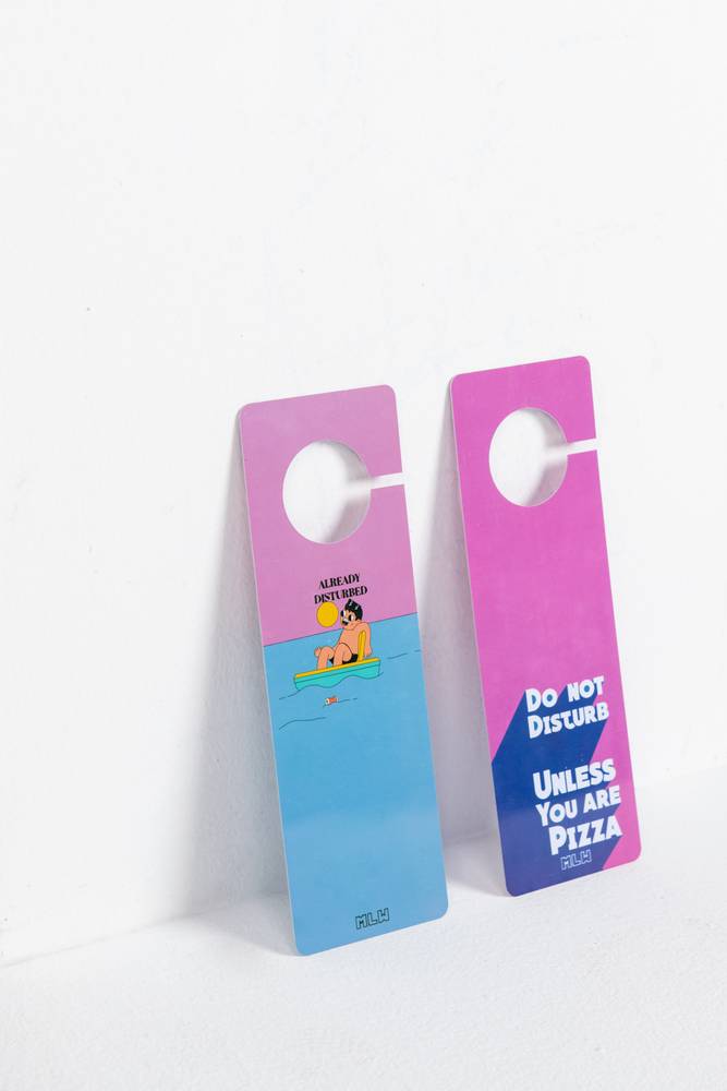 Don't Disturb Unless You're Pizza Door Hanger 