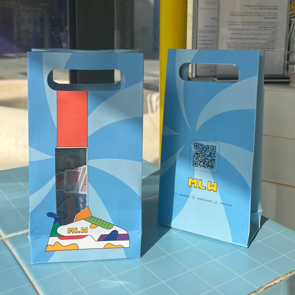MLW Gift Bag - blue