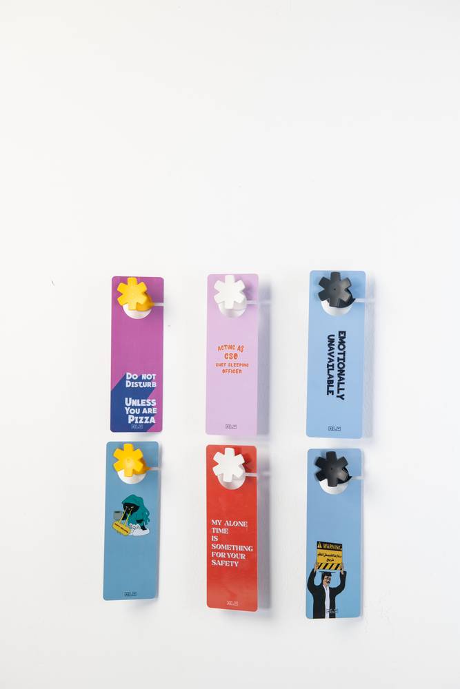 Accepts Free Coffee Door Hanger 