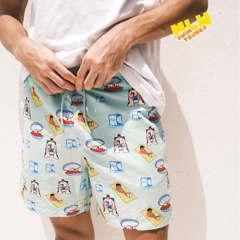 Green Swim Trunks 