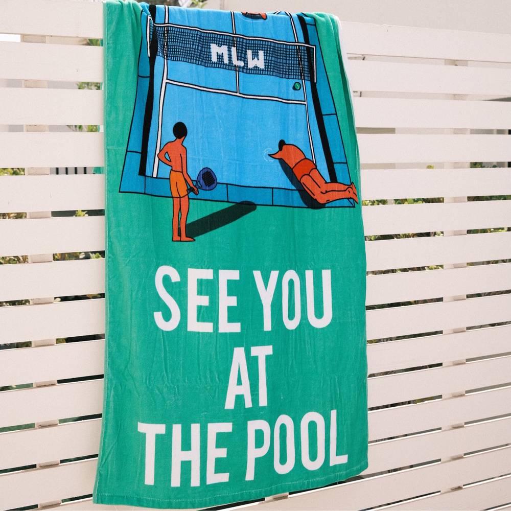 See You At The Pool Towel