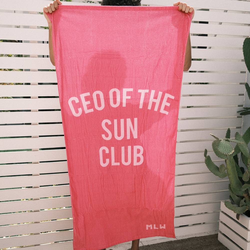 CEO Of The Sun Towel