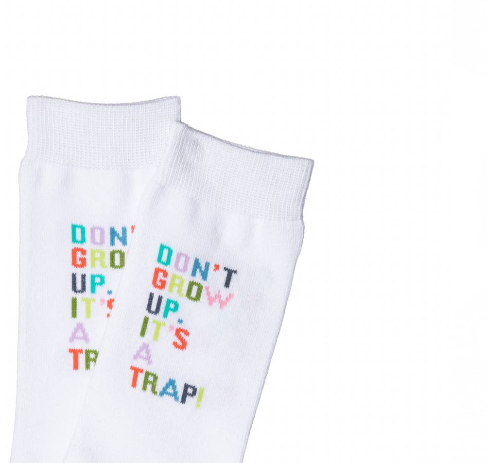 Don't Grow Up It's A Trap Socks 