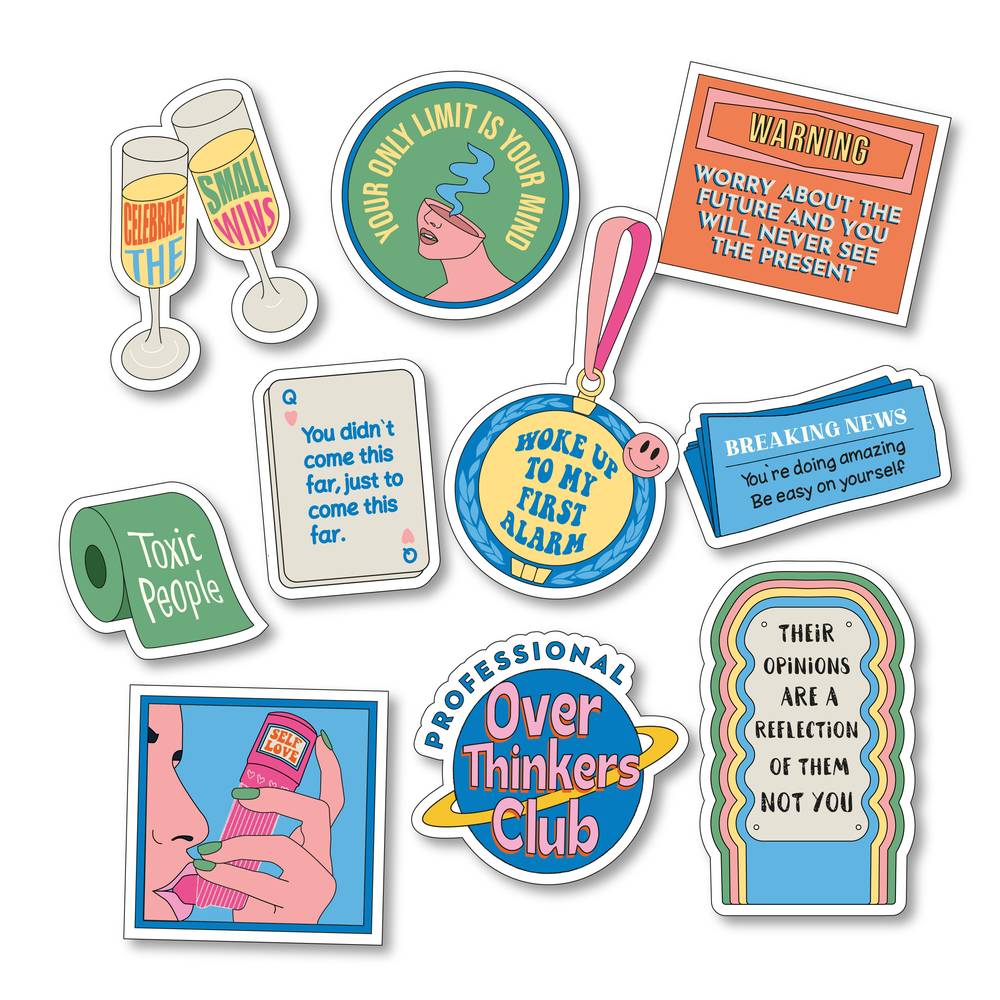 THINK POSITIVE Stickers 