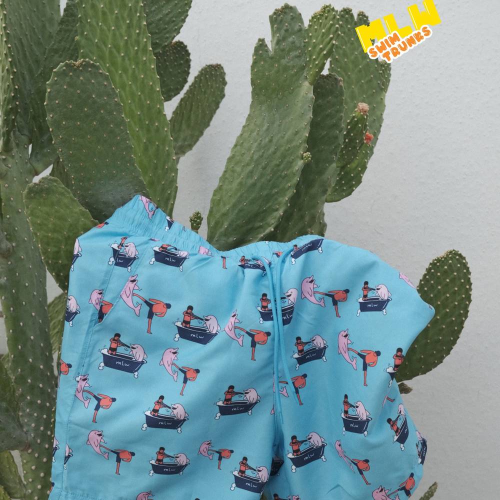 Blue Swim Trunks 