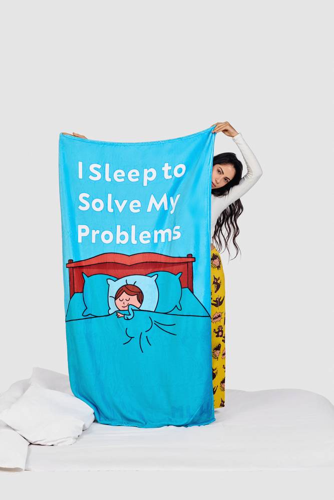 I Sleep To Solve My Problems Blanket