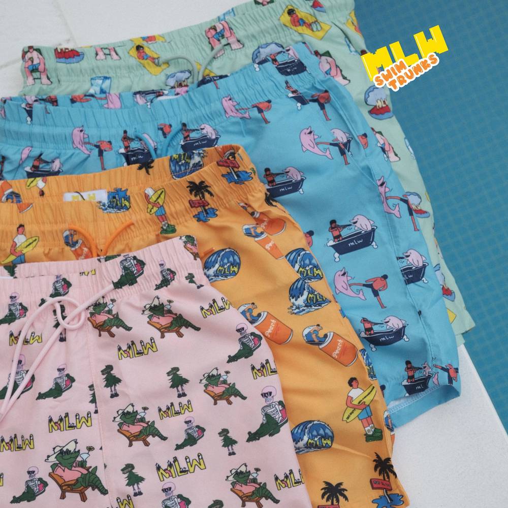 Blue Swim Trunks 