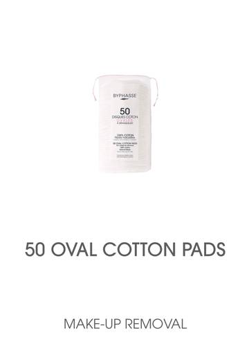 50 OVAL COTTON PADS