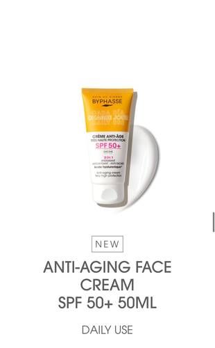 ANTI-AGING FACE CREAM SPF+50